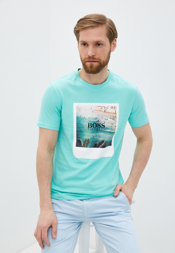

Футболка Boss, Бирюзовый, TSummer 4