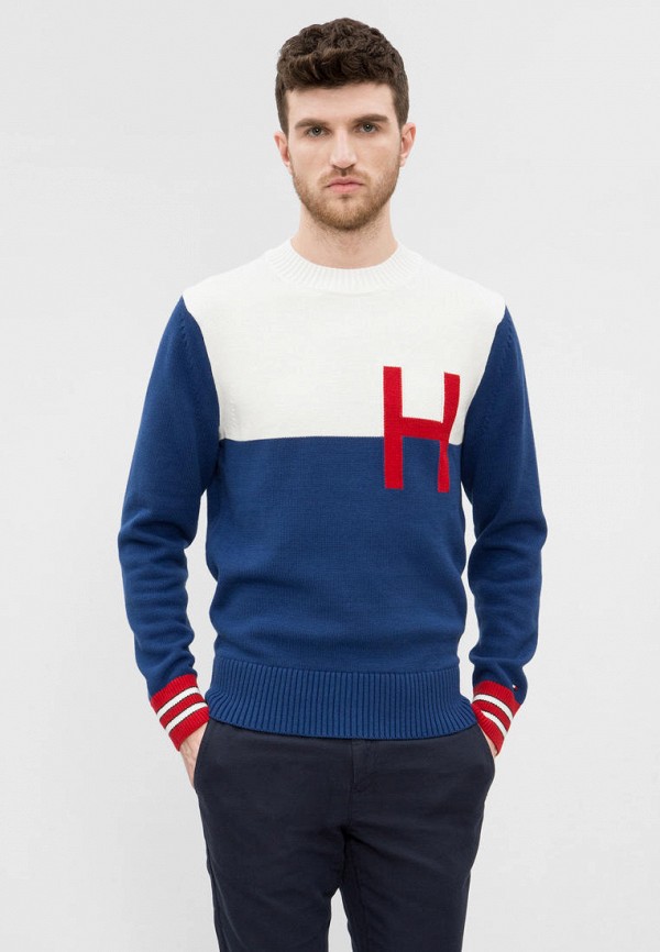

Джемпер Tommy Hilfiger, Синий, NOVEL H LOGO SWEATER