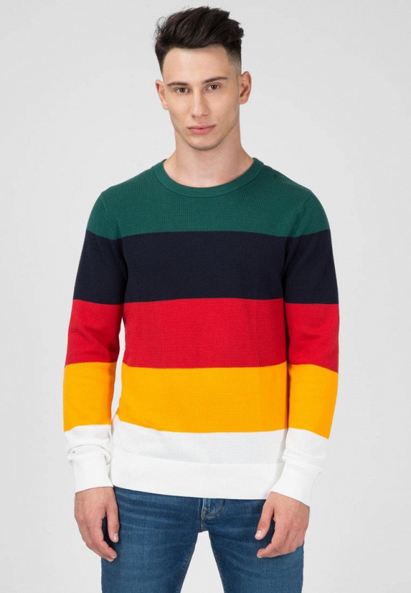 

Джемпер Tommy Hilfiger, Разноцветный, COLOURBLOCK CREW NECK SWEATER