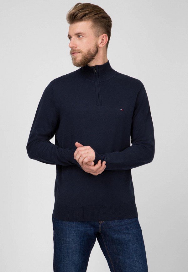 

Кардиган Tommy Hilfiger, CLASSIC COTTON ZIP MOCK, Синий
