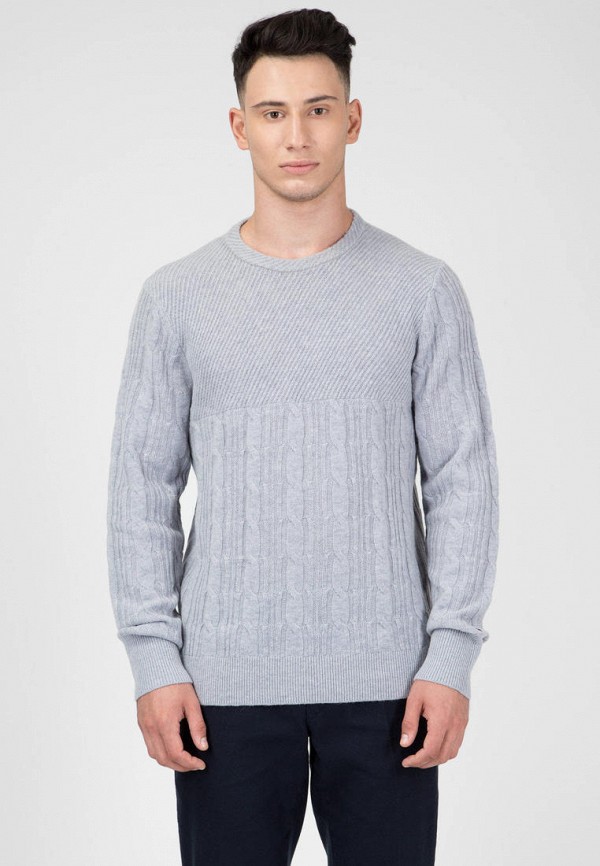 

Джемпер Tommy Hilfiger, Серый, MIXED CABLE CNECK SWEATER