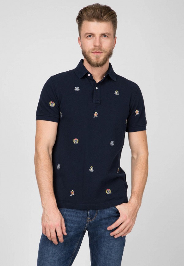 

Поло Tommy Hilfiger, Tommy Hilfiger MP002XM1K2UY, Синий