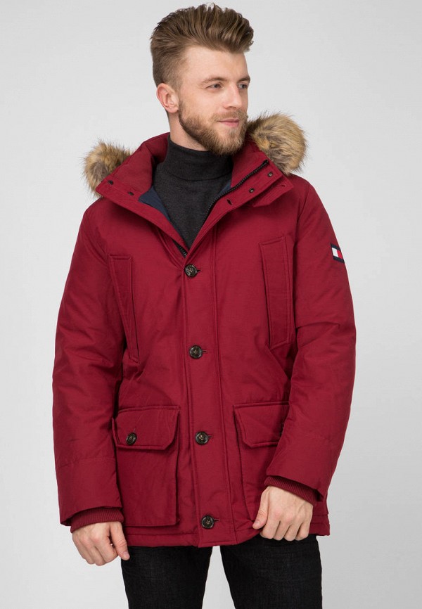 

Пуховик Tommy Hilfiger, Tommy Hilfiger MP002XM1K2V9, Бордовый
