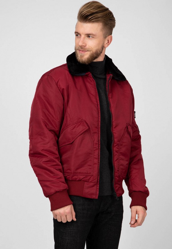 

Куртка утепленная Tommy Hilfiger, Бордовый, DETACHABLE COLLAR BOMBER