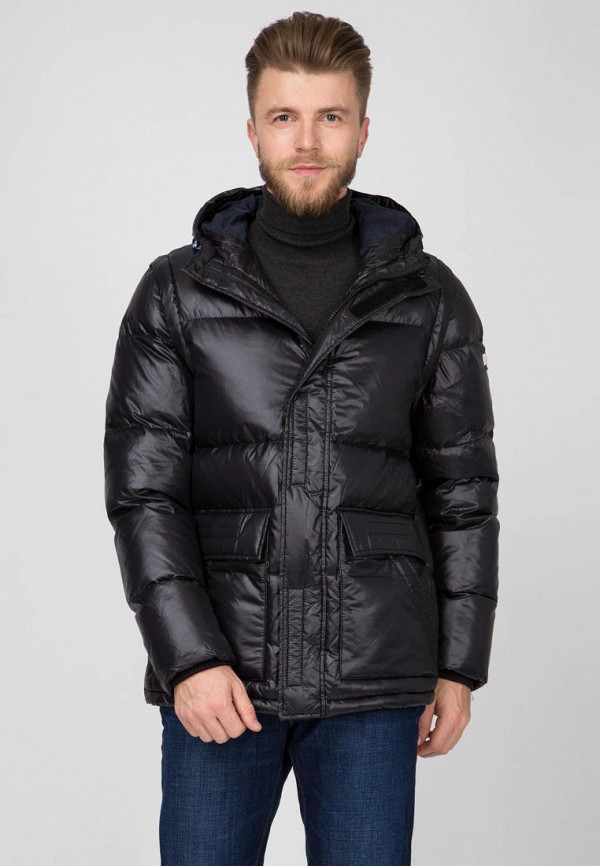 

Пуховик Tommy Hilfiger, Черный, SHINY HOODED DOWN BOMBER