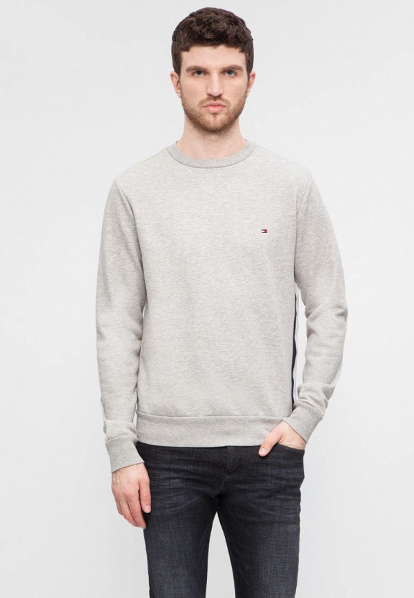

Свитшот Tommy Hilfiger, Серый, STRIPE LOGO