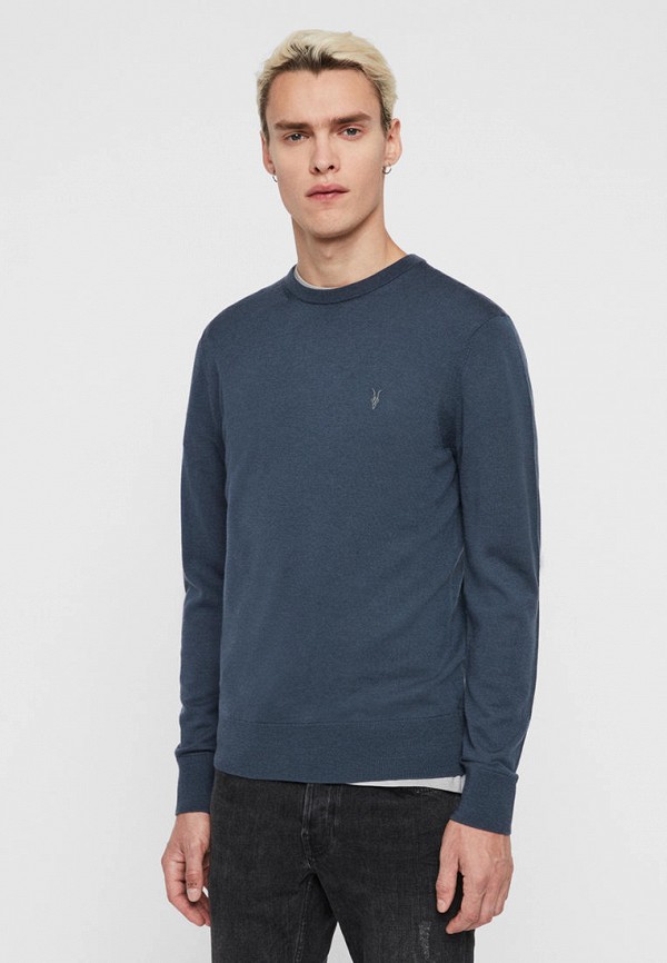 

Свитшот AllSaints, Синий, MODE MERINO CREW