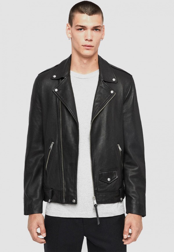 

Куртка кожаная AllSaints, Черный, MILO BIKER