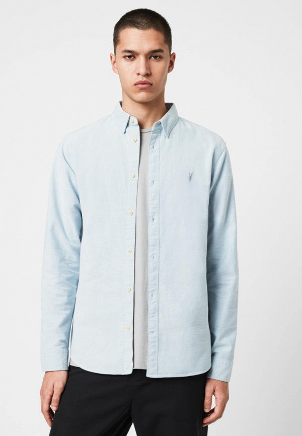 

Рубашка AllSaints, Голубой, HUNGTINGDON LS SHIRT