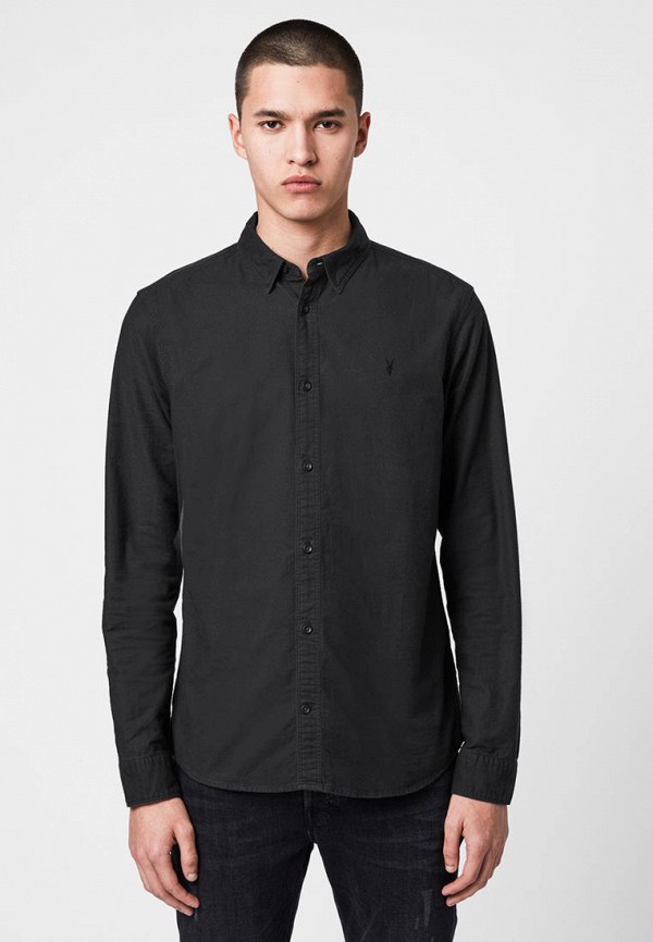 

Рубашка AllSaints, Черный, HUNGTINGDON LS SHIRT