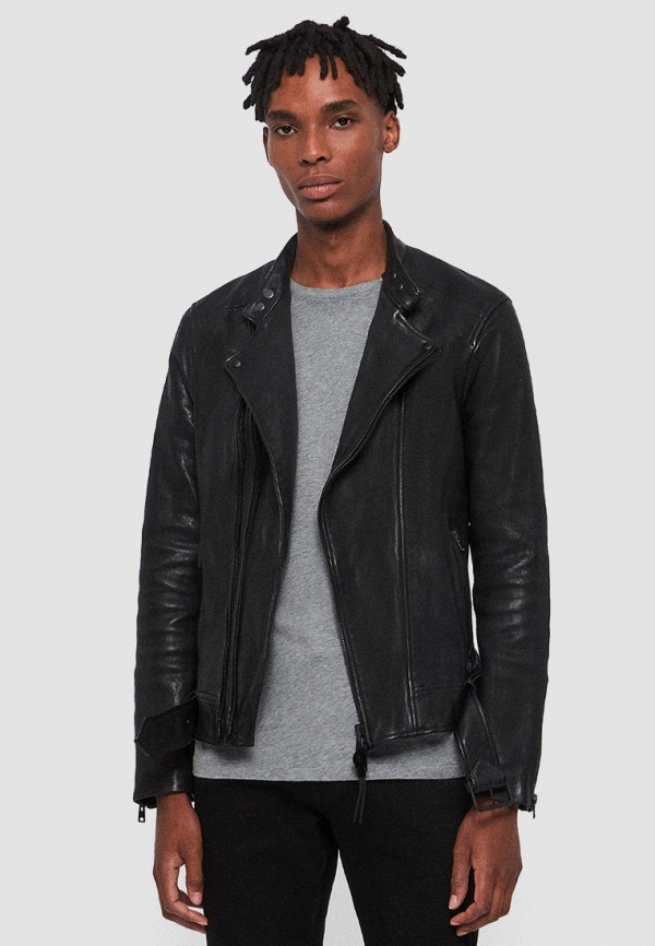 

Куртка кожаная AllSaints, Черный, NORTHWICK BIKER