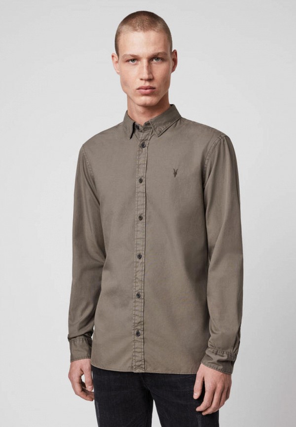 

Рубашка AllSaints, Серый, AllSaints MP002XM1K6VN
