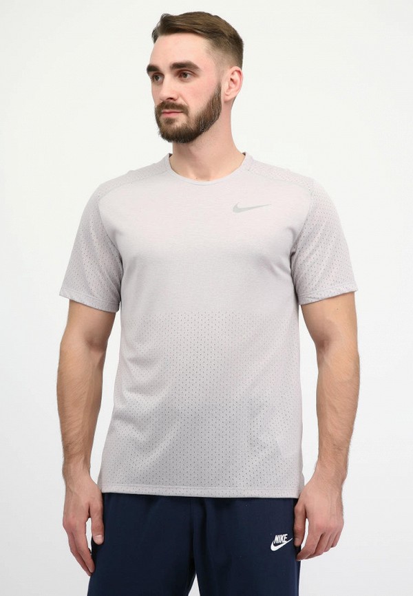 

Футболка спортивная Nike, Серый, M NK BRTHE RISE 365 SS