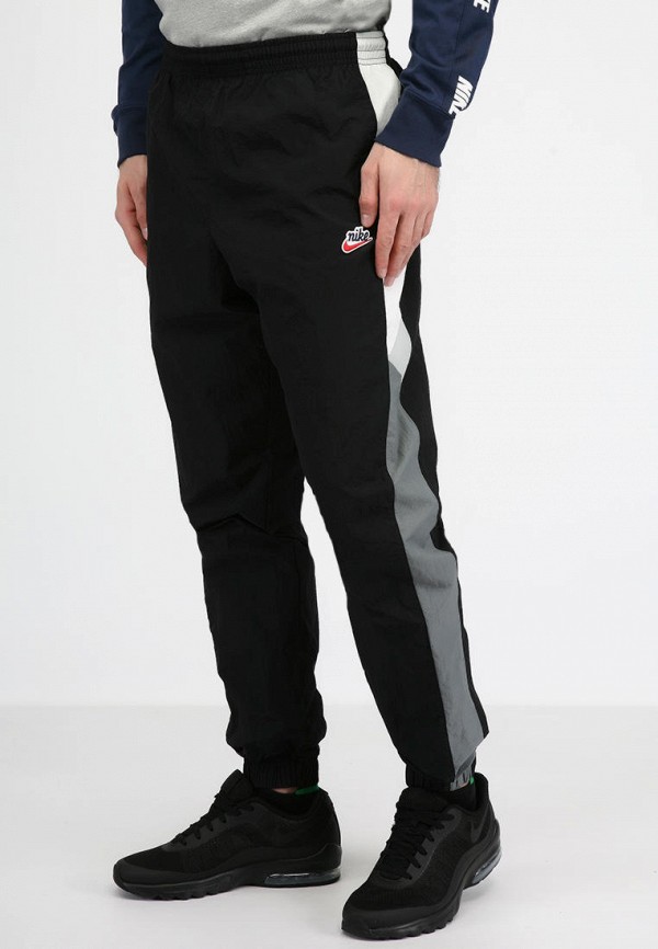 

Брюки спортивные Nike, Черный, M NSW HE WR PANT WVN SIGNATURE