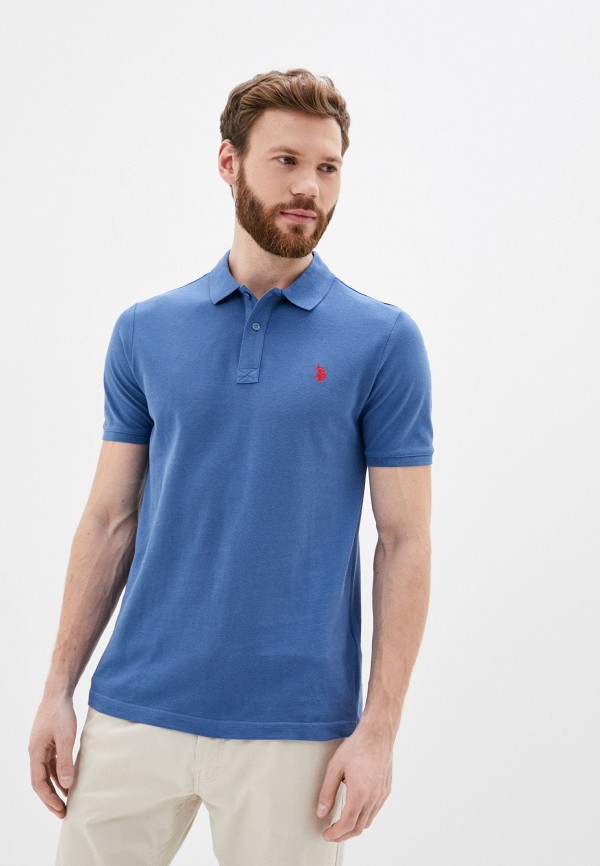 

Поло U.S. Polo Assn, Синий