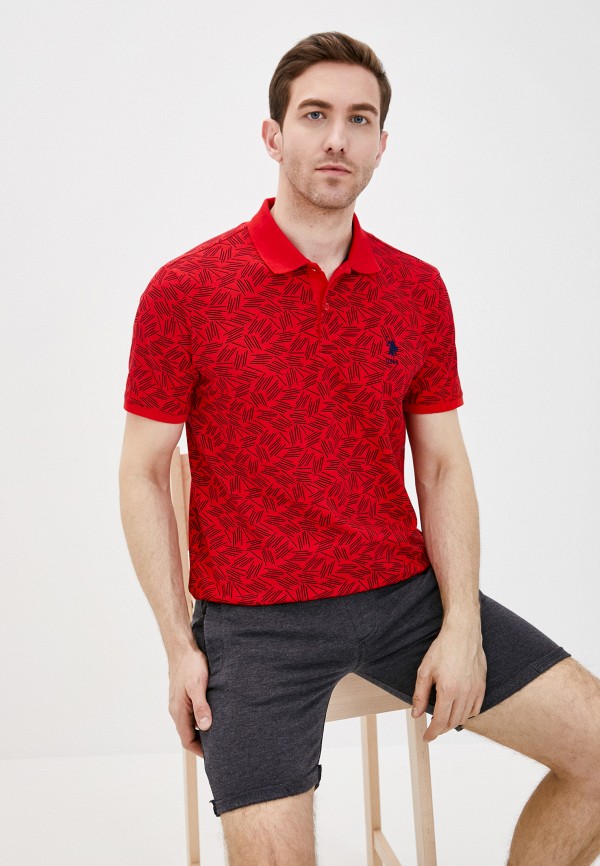 

Поло U.S. Polo Assn, Красный