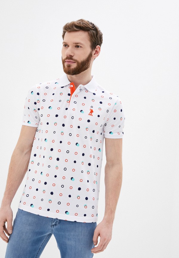 

Поло U.S. Polo Assn, Белый