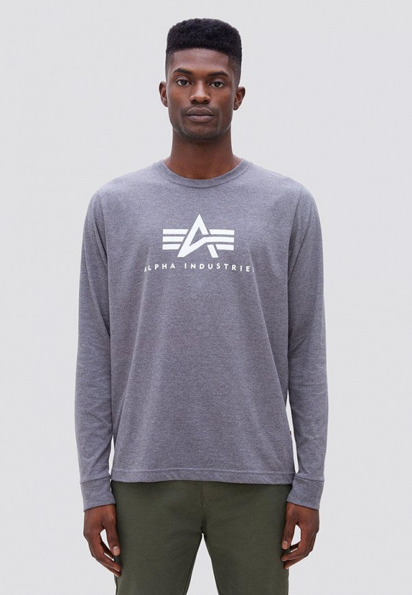 

Лонгслив Alpha Industries, Серый