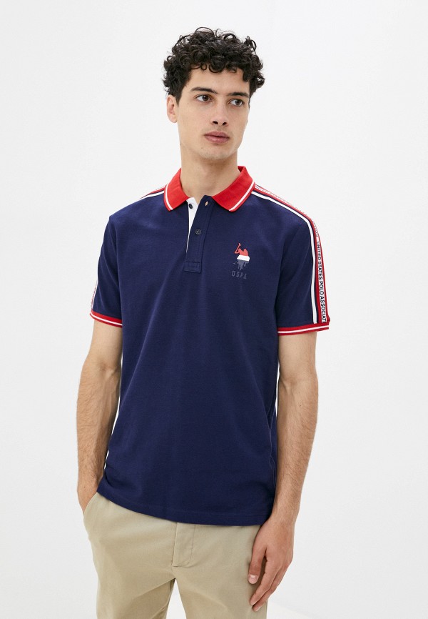 

Поло U.S. Polo Assn, Синий