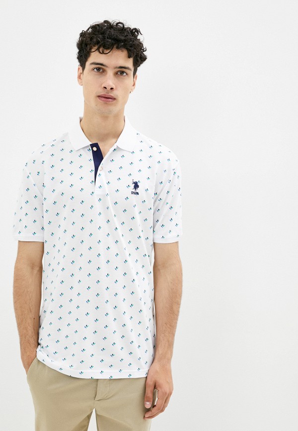 

Поло U.S. Polo Assn, Белый