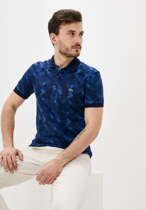 

Поло Lacoste, Синий