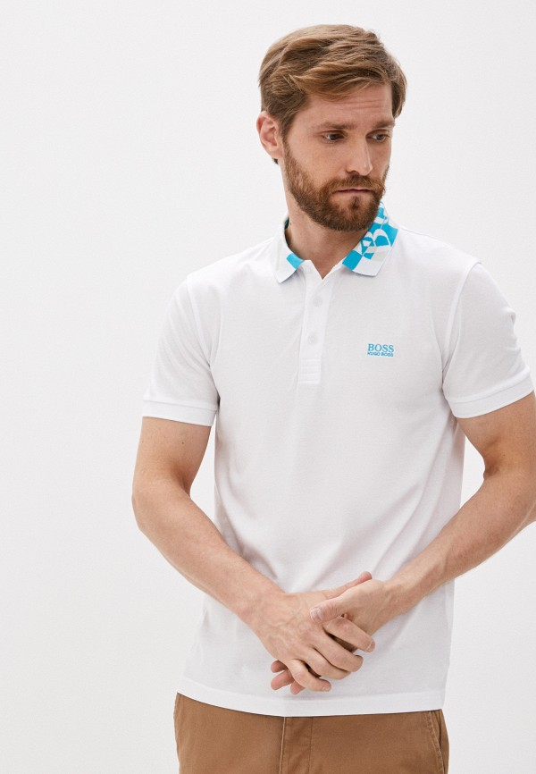 

Поло Boss, Белый