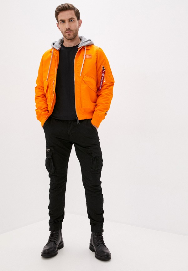 Куртка утепленная Angelo Bonetti цвет оранжевый  Фото 2