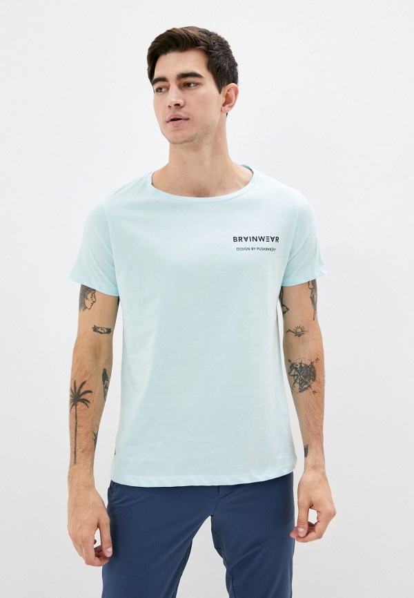 

Футболка Brainwear, Бирюзовый