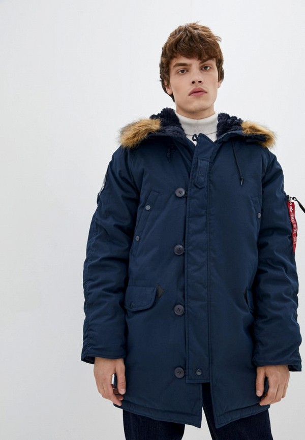 

Парка Alpha Industries, Синий, Alpha Industries MP002XM1KDN6