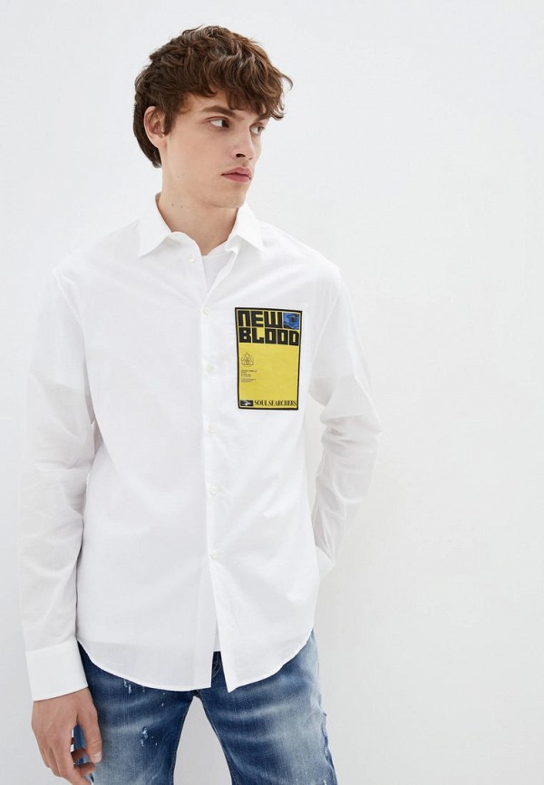 

Рубашка Frankie Morello, Белый, Frankie Morello MP002XM1KDNM
