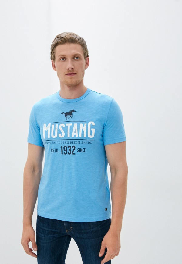 

Футболка Mustang, Голубой, Alex C Print