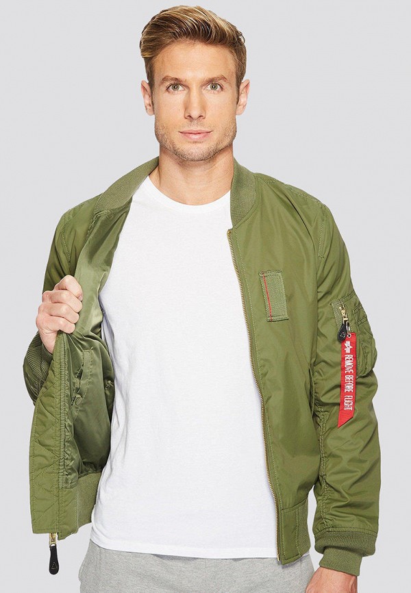

Куртка Alpha Industries, Зеленый, Alpha Industries MP002XM1KEGI