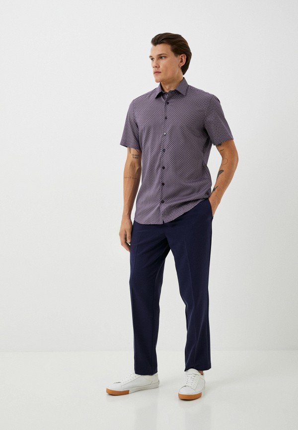 Рубашка Eterna бордовый, размер 40, фото 2