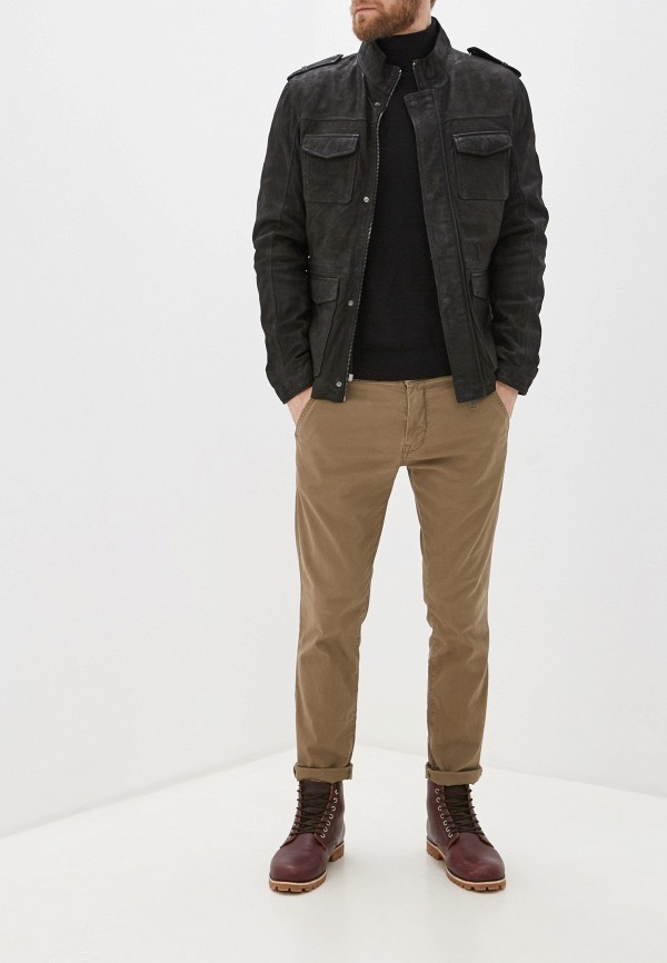 

Куртка кожаная Urban Fashion for Men, Черный