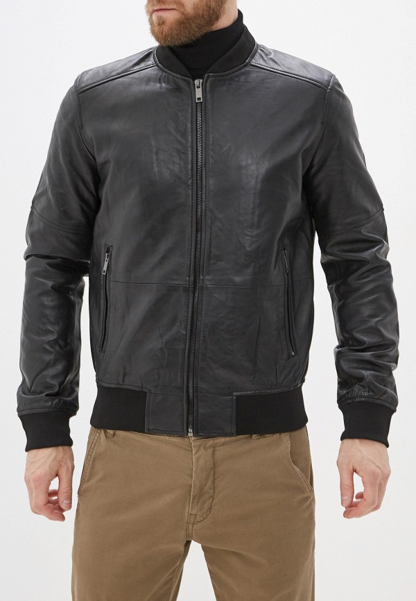 

Куртка кожаная Urban Fashion for Men, Черный
