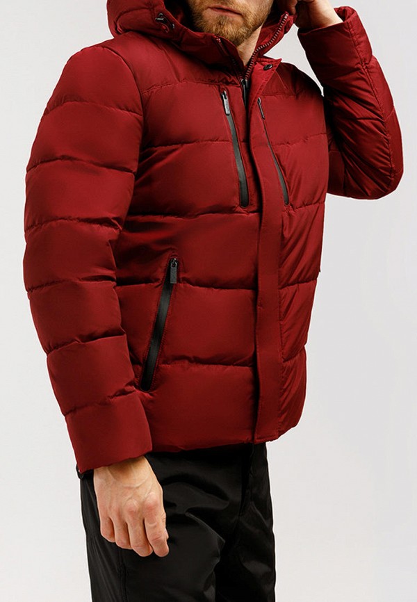 Куртка утепленная Finn Flare цвет бордовый  Фото 4