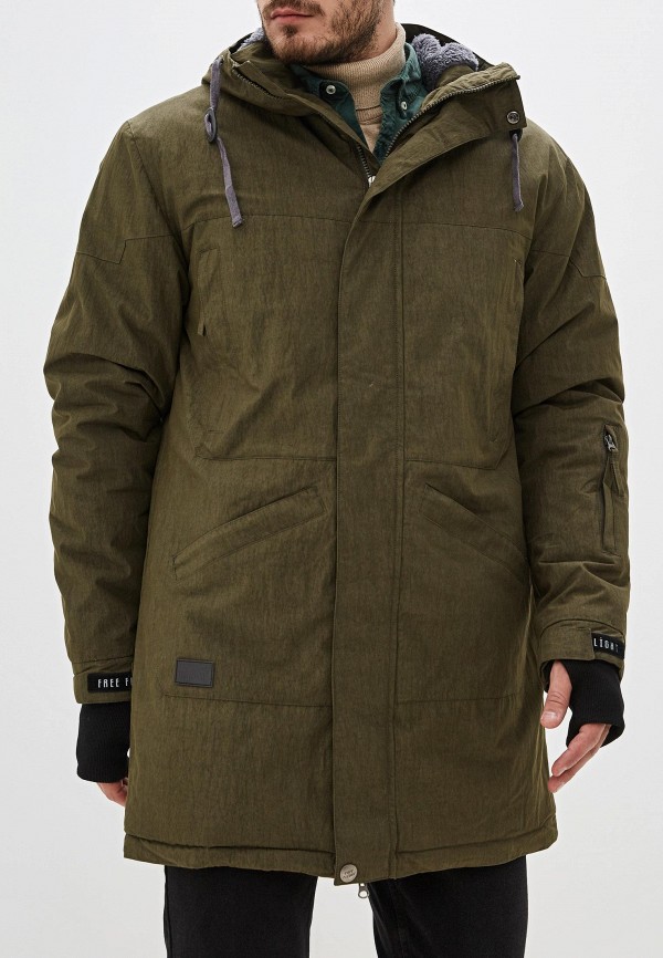 

Куртка утепленная Free Flight, Хаки, Парка F-1935 Tags