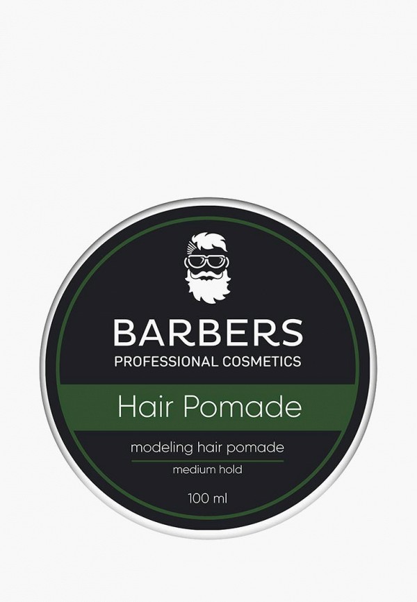

Помада для волос Barbers, Черный, Medium Hold, 100 мл