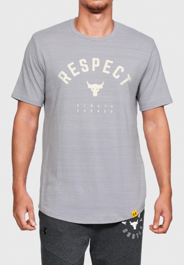 

Футболка спортивная Under Armour, Серый, PROJECT ROCK RESPECT TEE