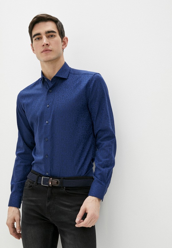 

Рубашка Eterna, Синий, Slim-fit
