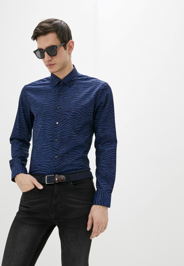 

Рубашка Eterna, Черный, Slim Fit