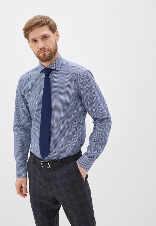 

Рубашка Eterna, Голубой, Slim Fit