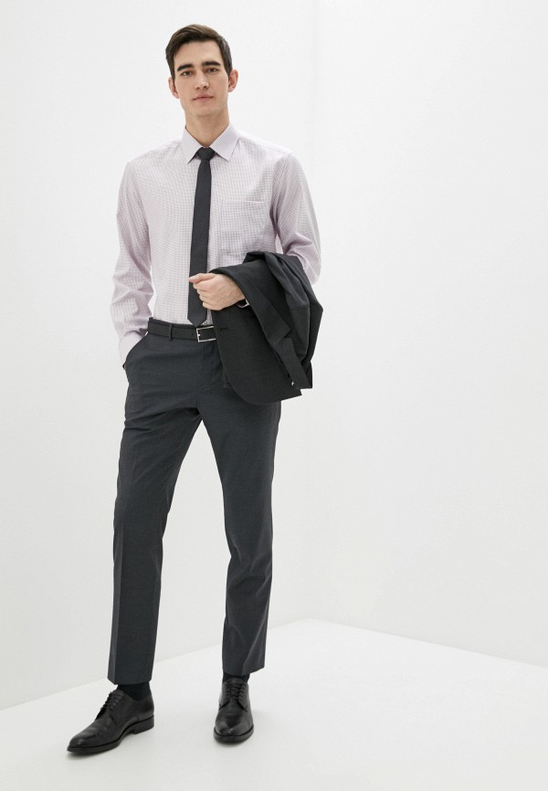 

Рубашка Eterna, Бордовый, Comfort Fit