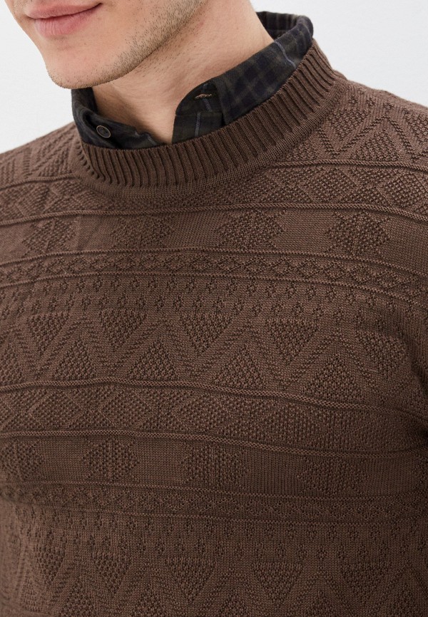 Джемпер Дирз коричневый, размер 52, фото 4