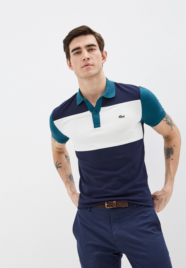 

Поло Lacoste, Синий