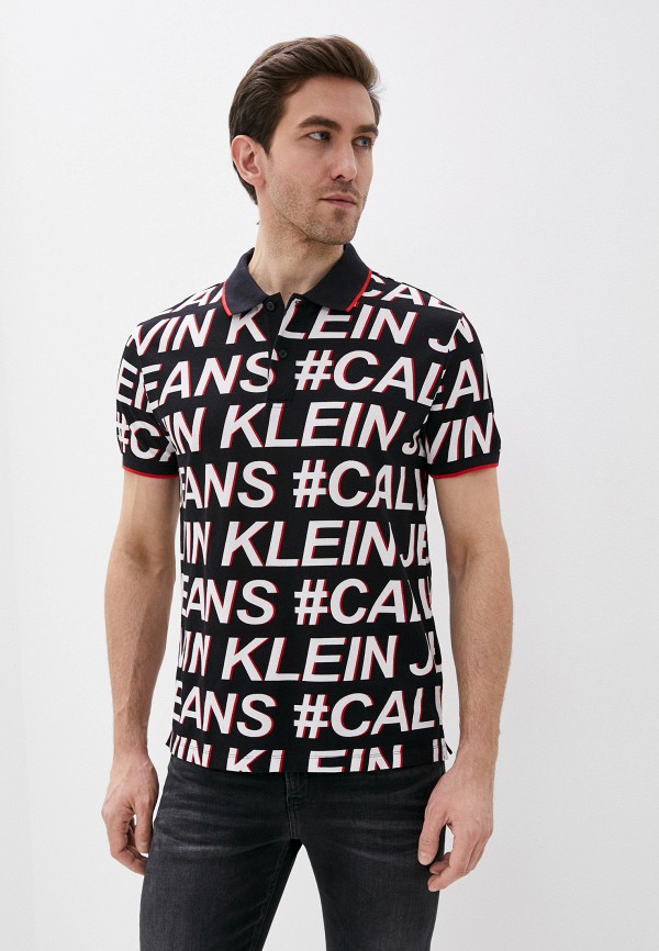 

Поло Calvin Klein Jeans, Черный