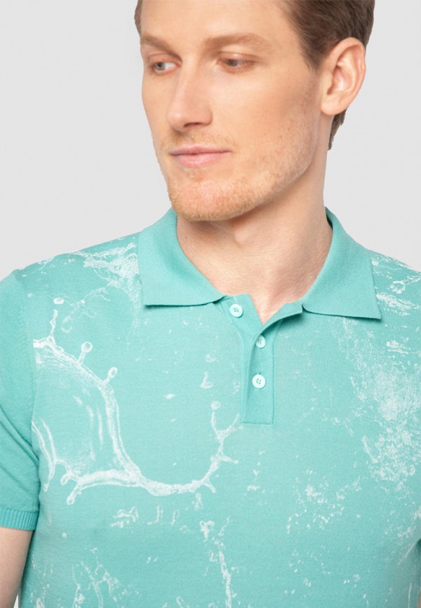 Поло Kanzler бирюзовый, размер 52, фото 4