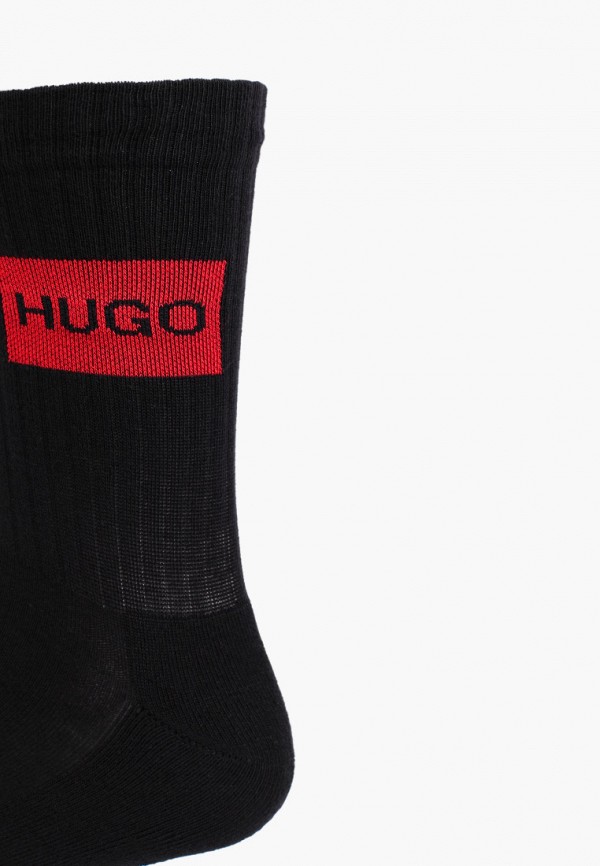 

Носки 2 пары Hugo, Черный, 2P QS RIB LABEL CC