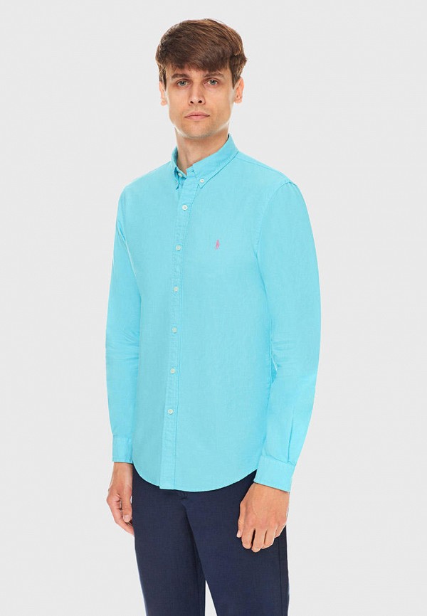 

Рубашка Polo Ralph Lauren, Бирюзовый, Polo Ralph Lauren MP002XM1RH5Z