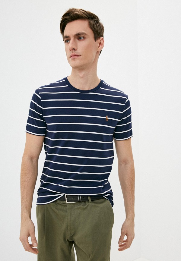 

Футболка Polo Ralph Lauren, Синий, Polo Ralph Lauren MP002XM1RH66